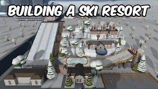 BUILDING A LUXURY SKI RESORT IN BLOXBURG [upl. by Airdua231]