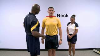 Official Navy PRT Body Composition Assessment Demonstration [upl. by Kirenoj]