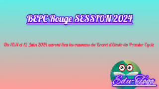 Date de lexamen du BEPC session 2024 au Togo [upl. by Yendic732]