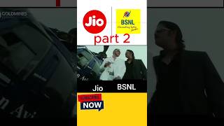 BSNL vs jio conversation part2 BSNL sim  bsnl 4g  bsnl power bsnl bsnlrechargeplan2024 ytshort [upl. by Reilamag]