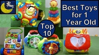 TOP 10 Best Toys for 1 year old Vtech Fisher Price LeapFrog and MORE [upl. by Idram553]