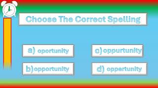 CAN YOU FIND THE CORRECT SPELLING 90 WILL FAIL Commonly Misspelt Words  1 challenge puzzles [upl. by Agosto]