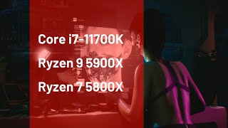 Core i711700K vs Ryzen 9 5900X vs Ryzen 7 5800X  Testing 13 games with Ultra settings [upl. by Aneloc170]