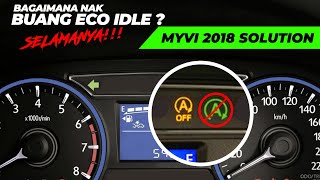 CARA MATIKAN FUNGSI ECO IDLE DI KERETA PERODUA  INFOMATIVE [upl. by Neyuq]