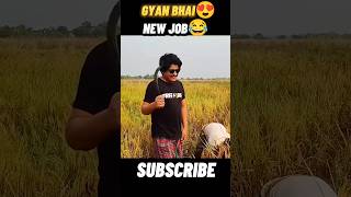 GYAN BHAI 😍 NEW JOB😂  shorts freefire gyangaming [upl. by Ynafetse]