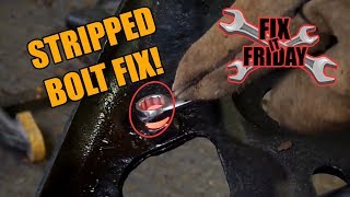 How to Remove a Stripped Bolt with a Welder  Fix It Friday [upl. by Noivart]