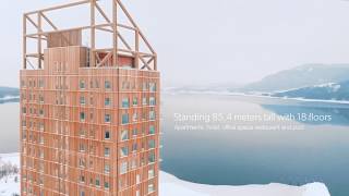 Mjøstårnet  The Worlds Tallest Timber Building [upl. by Cicenia]