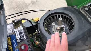 How to change a starter on a John Deere tractor [upl. by Courtund]