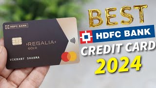 HDFC Bank Regalia Gold Credit Card  First Look  Best Credit Card of 2024 hdfcbank [upl. by Enoyrt]