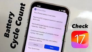 Check Real Battery Health of your iPhone 😱 ios17 [upl. by Herwig]