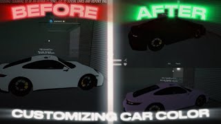 HOW TO CHANGE CAR COLOR IN SOUTH BRONX THE TRENCHES NEW UPDATE SOUTH BRONX ROBLOX [upl. by Ise]