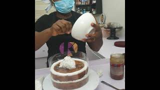 How to use acetate collar for cake fillings [upl. by Sinnard]