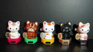 Solar Maneki Neko  Lucky Cat  招き猫 [upl. by Lynnelle37]