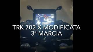 Benelli Trk 702 x confronto tra moto stock e moto modificata [upl. by Neztnaj]