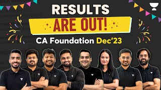 🔴 Live in Action CA Foundation Dec23 Results are Out [upl. by Deb816]