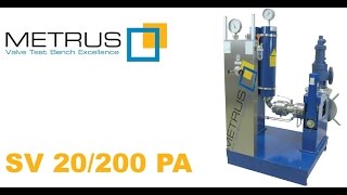 Valve Test Bench  Ventilprüfstand  SV 20200 PA Pop Action  METRUS [upl. by Jo-Ann893]