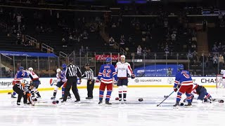 NHL Opening Faceoff Fights Part 3 [upl. by Airotcivairam96]