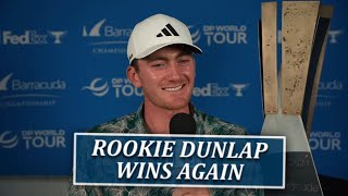 Rookie Nick Dunlap Wins Again 2nd PGA Tour Victory At Barracuda Championship [upl. by Ahsocin252]