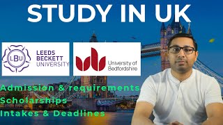 Bedfordshire University  Leeds Beckett University  Low Tuition Fee Universities in UK [upl. by Harol]