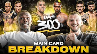 Israel Adesanya amp Dan Hooker Breakdown The UFC 300 Pay Per View [upl. by Sokul382]