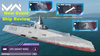 Modern Warships SPS SMART 8000  New Destroyer Ship Review [upl. by Wier]