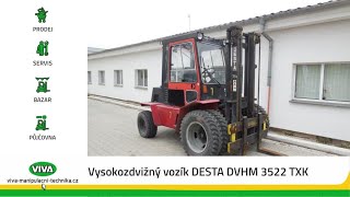 Vysokozdvižný vozík DESTA DVHM 3522 TXK I VIVAmanipulační technika [upl. by Artenek393]