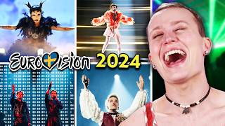 Americans React To Eurovision 2024 Top 10 [upl. by Nebe809]