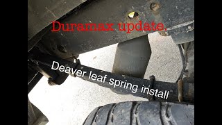 Leaf spring install [upl. by Einahpetse]