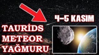 45 Kasım  Taurids Meteor Yağmuru  Full HD 2017 [upl. by Mcroberts]