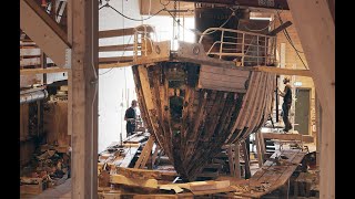 Replacing frames on the listed wooden boat quotTafjordquot [upl. by Abroms]