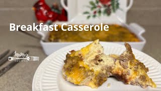 MeMes Recipes  Breakfast Casserole [upl. by Neelrahs]