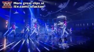 The Final 16 sing What A Feeling  The X Factor Live Final  itvcomxfactor [upl. by Atsillak]