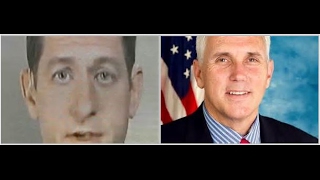 Mike Pence and Paul Ryan Reptilian Satanists in DC [upl. by Wheeler288]