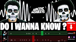 【ARCTIC MONKEYS】 Do I Wanna Know   cover by Dotti Brothers  GUITARBASS LESSON [upl. by Ahsihat817]