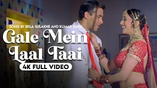 Gale Mein Laal Taai  4K Full Video  Hum Tumhare Hai Sanam  Shahrukh Khan Madhuri Dixit  R4V [upl. by Nerral532]