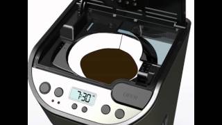 Fonctionnement de la cafetière programmable Titanium de Krups [upl. by Oz]