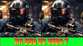 AMD Ryzen 5 4600g vs RX 550 4gb Soyo  Benchmark  Vega 7 amp 16gb Ram [upl. by Ahtaga]