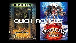 Reptilian Orochi the Eight Headed Dragon Quick Reviews [upl. by Oruntha889]