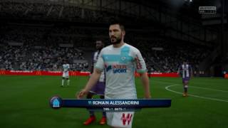 HD Olympique de Marseille vs Toulouse Ligue 1 14082016 Fifa 16 [upl. by Simonne]