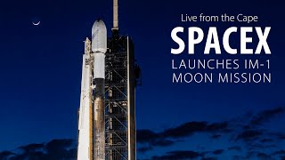 Watch Live SpaceX Falcon 9 rocket launches moon mission for Intuitive Machines and NASA [upl. by Templa]