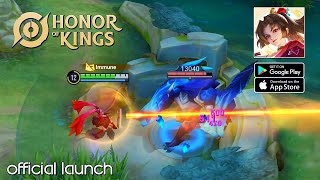 Honor of Kings English  MOBA Official Launch Gameplay AndroidiOS [upl. by Scotty581]