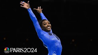 Simone Biles CRUSHES field for historic SIXTH WORLD TITLE tying the most ever  NBC Sports [upl. by Templer]