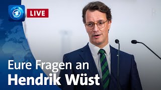 Eure Fragen an Ministerpräsident Hendrik Wüst CDU  Bericht aus Berlin Extra [upl. by Socher304]