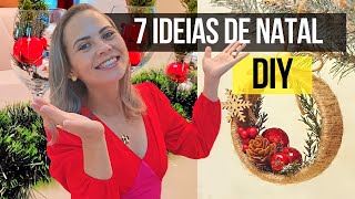 7 IDEIAS BARATINHAS PARA O NATAL 🎄 Decore sua Casa Gastando Pouco ✨ DIY Decoração de Natal [upl. by Sander112]