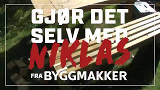 DIY  Byggmakker Hvordan bygge utebenk [upl. by Behlau]