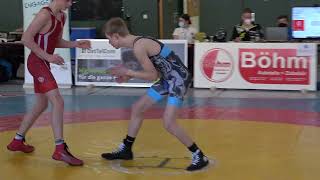 Wrestling Ringen AJugend LM Sachsen 2022 Greco 55 kg Kolonko  Schreiner D 1 [upl. by Moffat770]