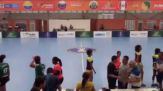 CAMPEONATO DE BALONMANO FEMENINO JUVENIL GUYANE F VS VENEZUELA [upl. by Kurr]