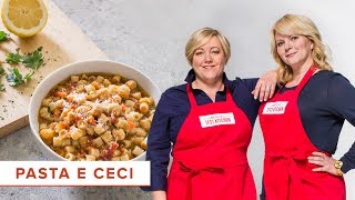 How to Make Pasta e Ceci Pasta with Chickpeas [upl. by Krilov]