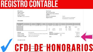 Como Hacer el Asiento contable de Ingresos Por Honorarios y Retenciones en Excel de Persona Física [upl. by Aiela]