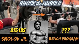 Smolov Jr  One Month Bench Program to SHOCK the MUSCLE  275 lbs [upl. by Alag]